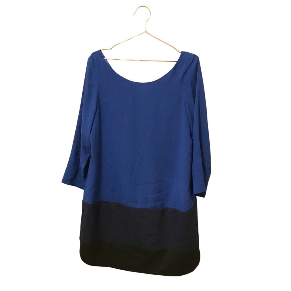 Express color block lined dress NWT size large